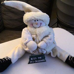 Snowman draft stopper-Christmas